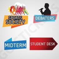 College Stickers